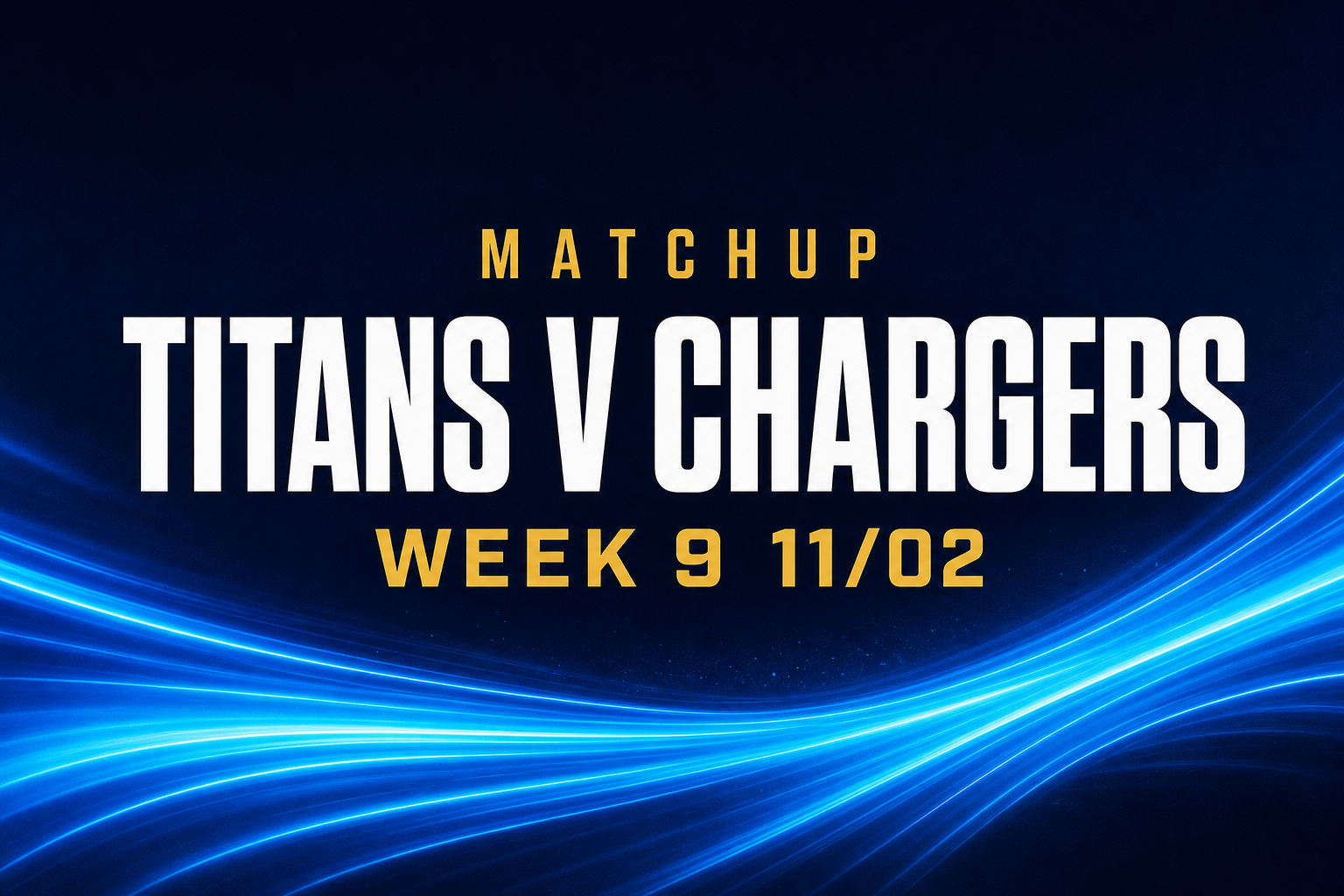 Our rebuild of Titans v Chargers week 9